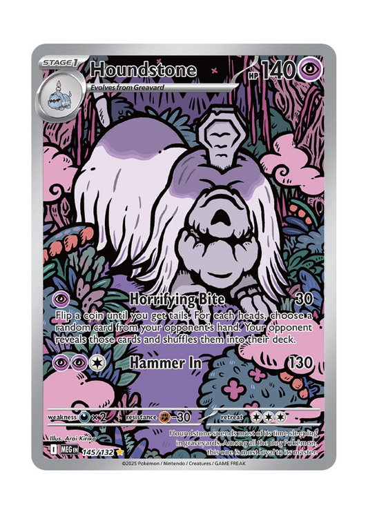 Mega Evolution: Houndstone Illustration Rare - 145/132