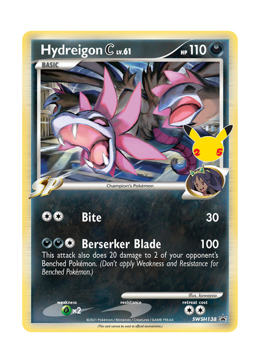 Sword & Shield Promos: Hydreigon C LV.61 - SWSH138