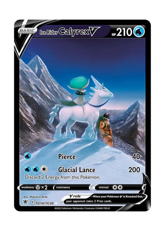 Astral Radiance: Ice Rider Calyrex V Trainer Gallery - TG14/TG30