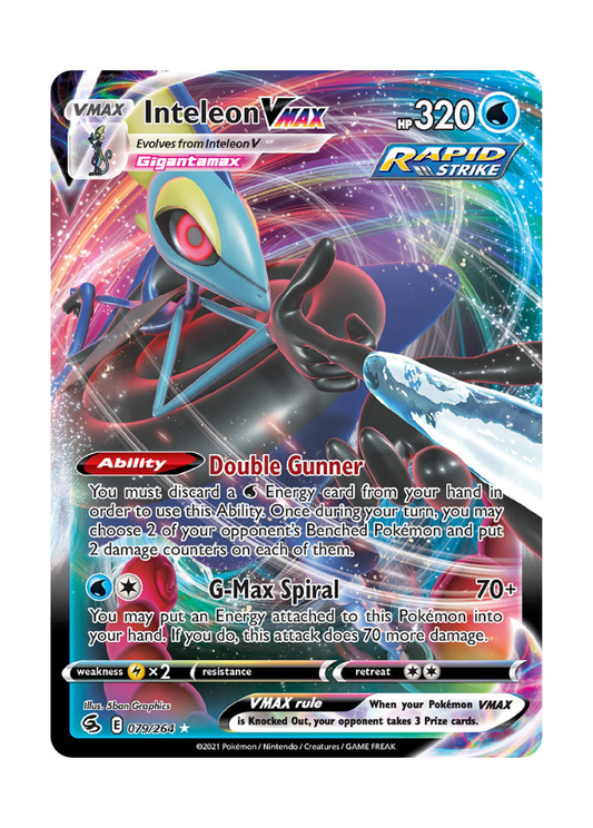 Fusion Strike: Inteleon VMAX Full Art - 079/264
