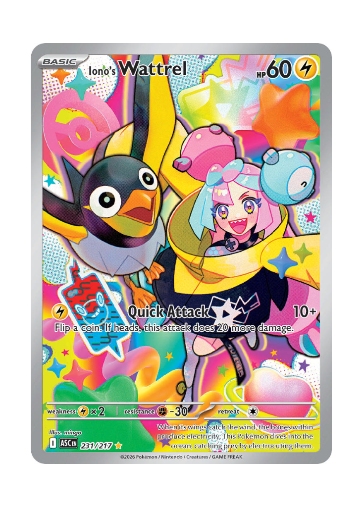 Ascended Heroes: Iono's Wattrel Illustration Rare - 231/217