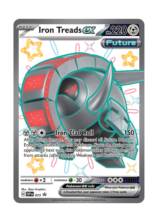 Scarlet & Violet Promos: Iron Treads ex - 073