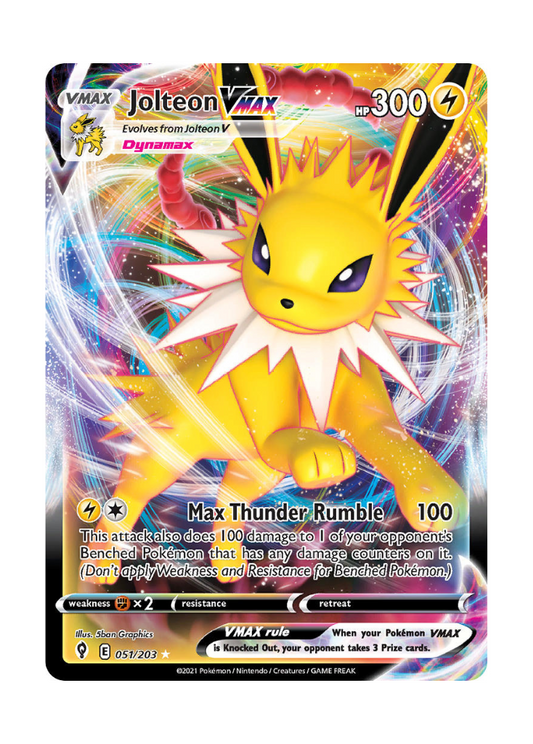 Evolving Skies: Jolteon VMAX Full Art - 051/203