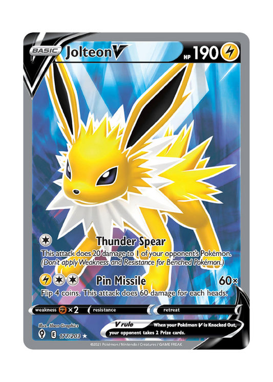 Evolving Skies: Jolteon V Full Art - 177/203