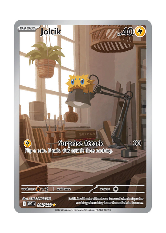 White Flare: Joltik Illustration Rare - 116/086
