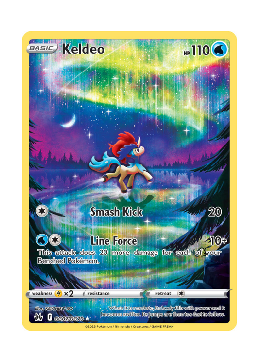Crown Zenith: Keldeo Galarian Gallery - GG07/GG70
