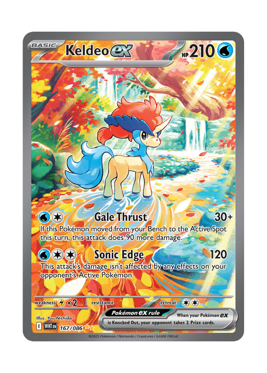 White Flare: Keldeo ex Special Illustration Rare - 167/086