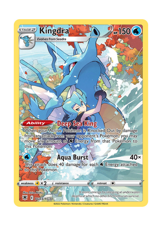 Astral Radiance: Kingdra Trainer Gallery - TG03/TG30