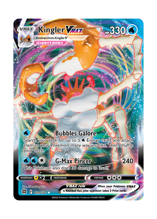 Brilliant Stars: Kingler VMAX Full Art - 029/172