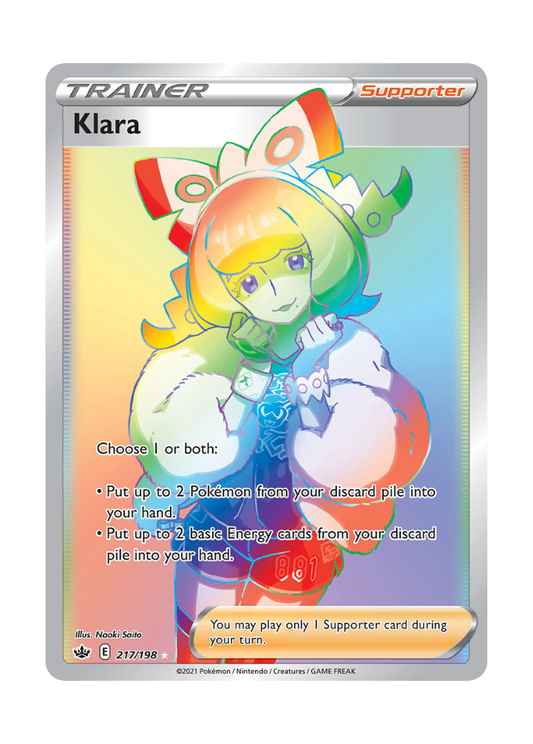 Chilling Reign: Klara Rainbow Rare - 217/198