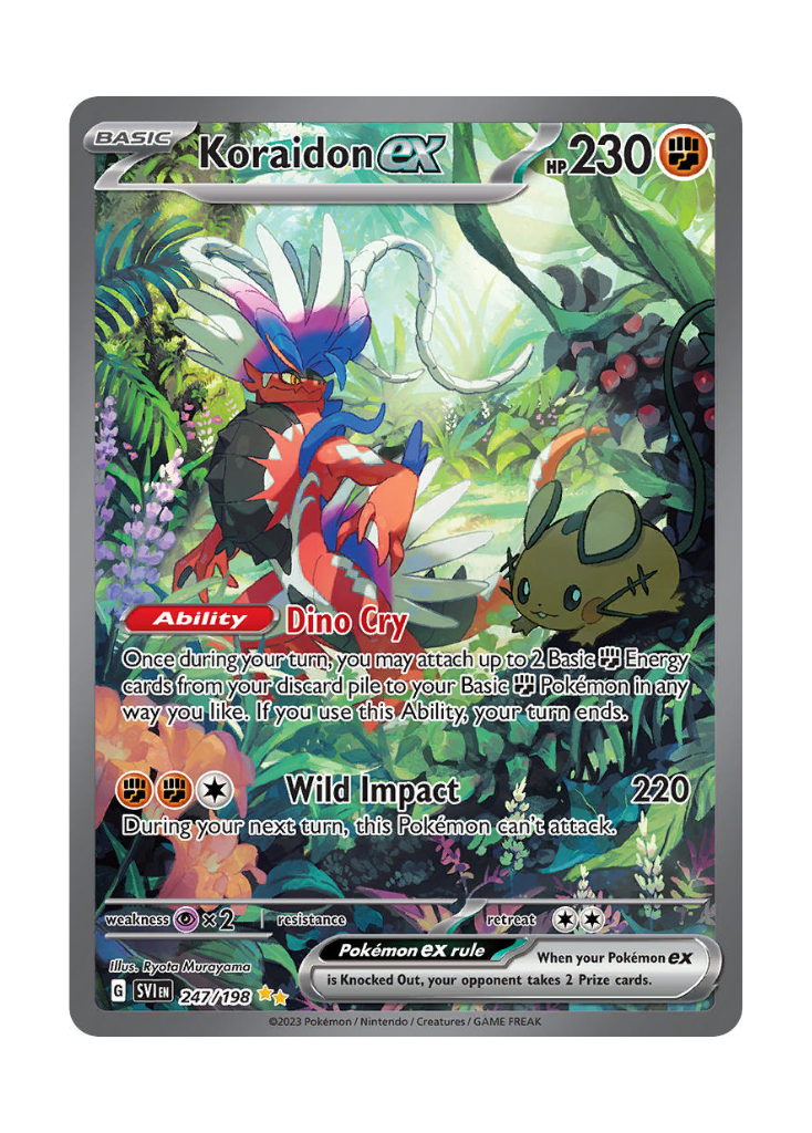 Scarlet & Violet: Koraidon ex Special Illustration Rare - 247/198
