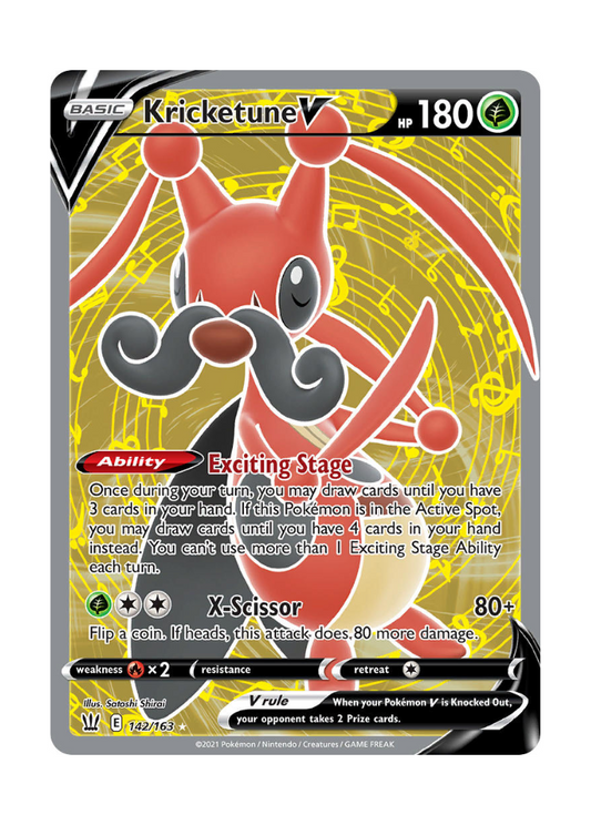 Battle Styles: Kricketune V Full Art - 142/163