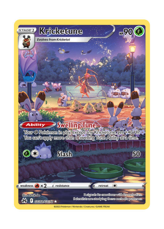 Crown Zenith: Kricketune Galarian Gallery - GG02/GG70