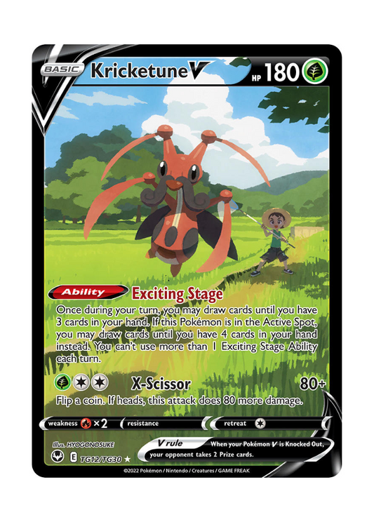 Silver Tempest: Kricketune V Trainer Gallery - TG12/TG30