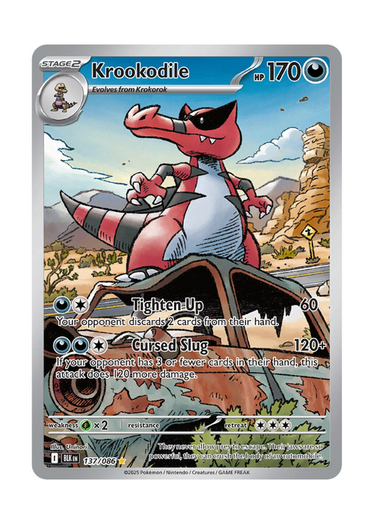 Black Bolt: Krookodile Illustration Rare - 137/086