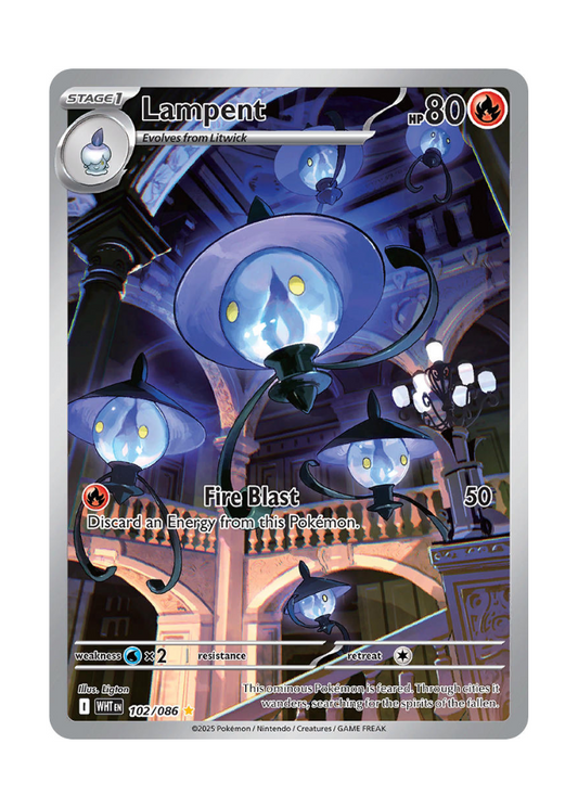 White Flare: Lampent Illustration Rare - 102/086