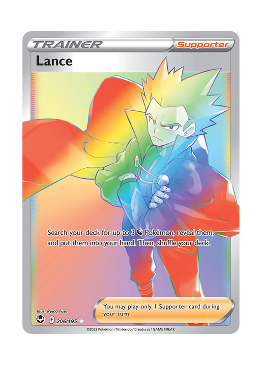Silver Tempest: Lance Rainbow Rare - 206/195