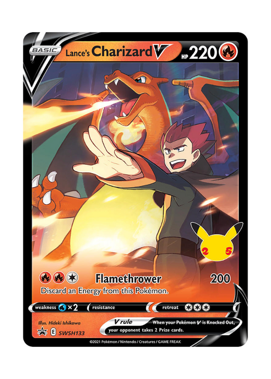 Sword & Shield Promos: Lance's Charizard V - SWSH133