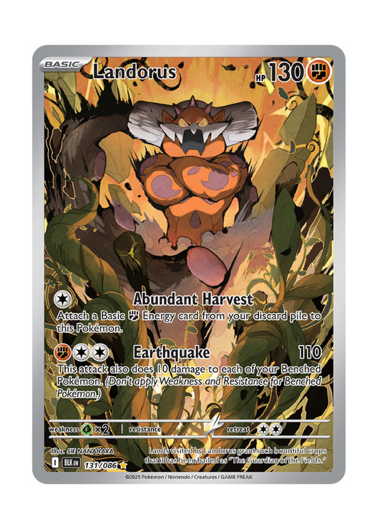 Black Bolt: Landorus Illustration Rare - 131/086