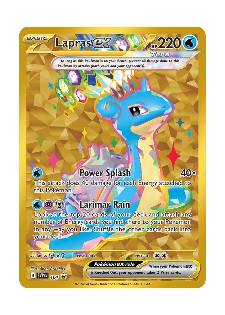 Scarlet & Violet Promos: Lapras ex - 164