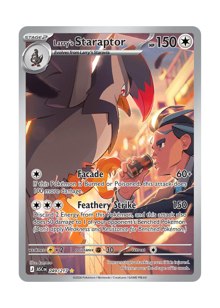 Ascended Heroes: Larry's Staraptor Illustration Rare - 249/217