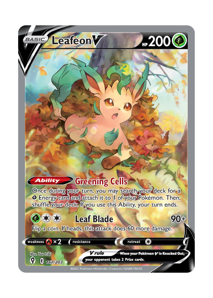 Evolving Skies: Leafeon V Alternate Full Art - 167/203