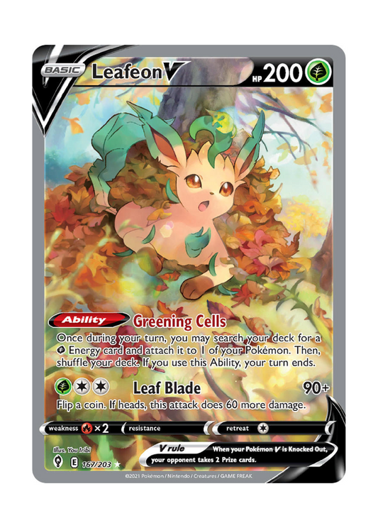 Evolving Skies: Leafeon V Alternate Full Art - 167/203