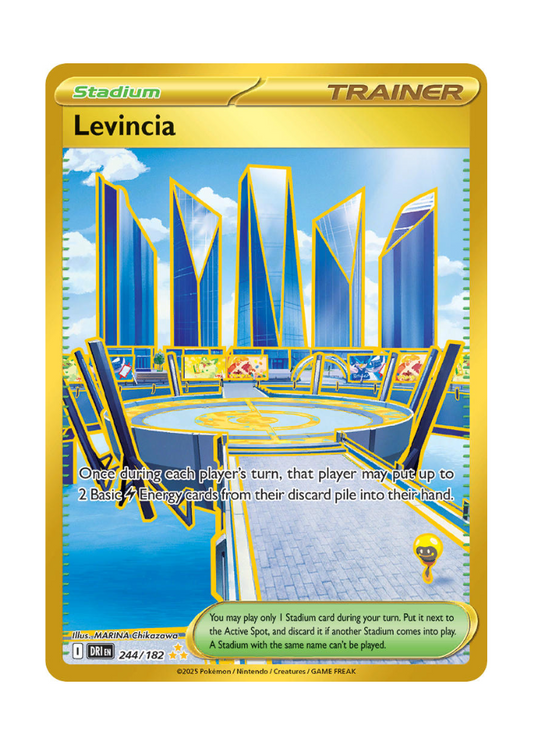 Destined Rivals: Levincia Hyper Rare - 244/182