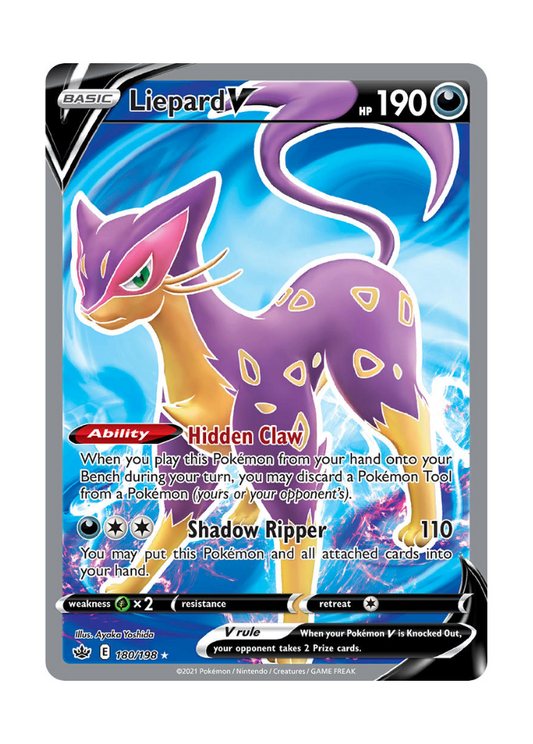 Chilling Reign: Liepard V Full Art - 180/198