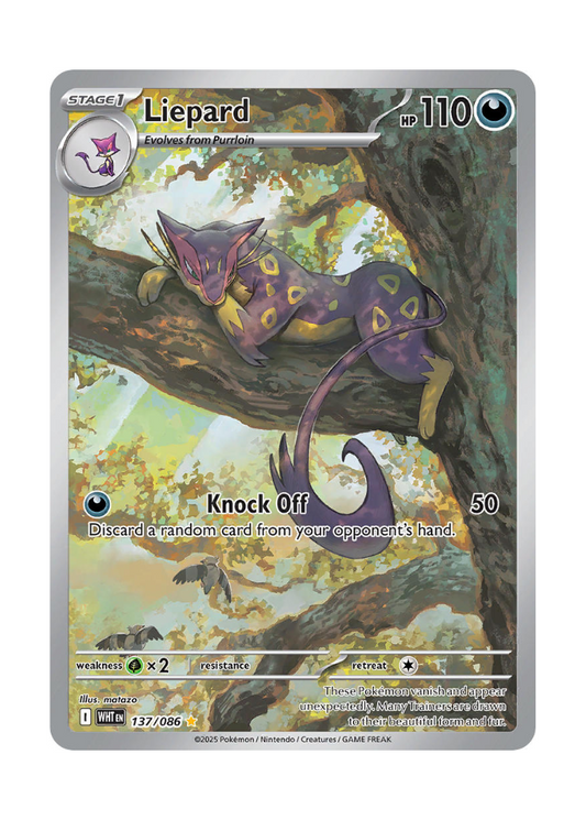 White Flare: Liepard Illustration Rare - 137/086