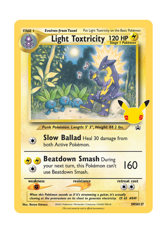 Sword & Shield Promos: Light Toxtricity - SWSH137