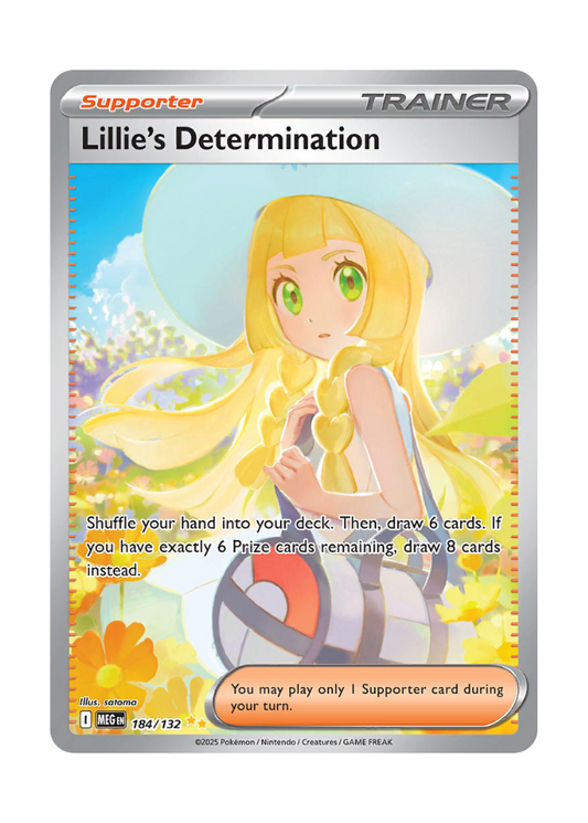 Mega Evolution: Lillie's Determination Special Illustration Rare - 184/132