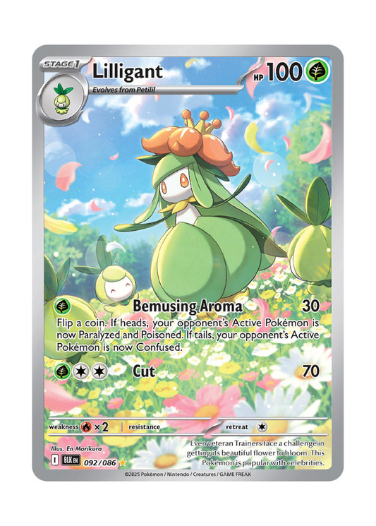 Black Bolt: Lilligant Illustration Rare - 092/086