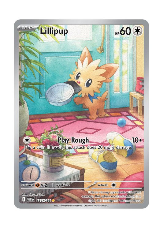 White Flare: Lillipup Illustration Rare - 154/086