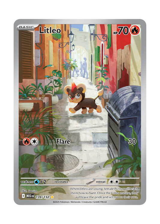 Mega Evolution: Litleo Illustration Rare - 139/132