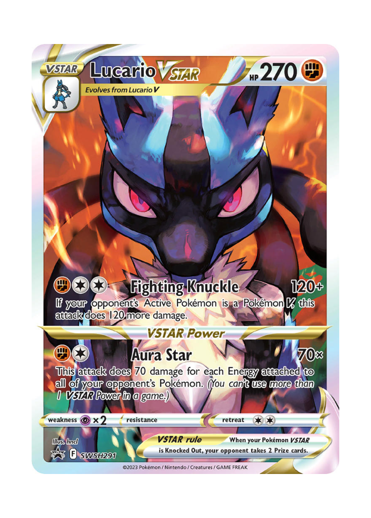 Sword & Shield Promos: Lucario VSTAR - SWSH291