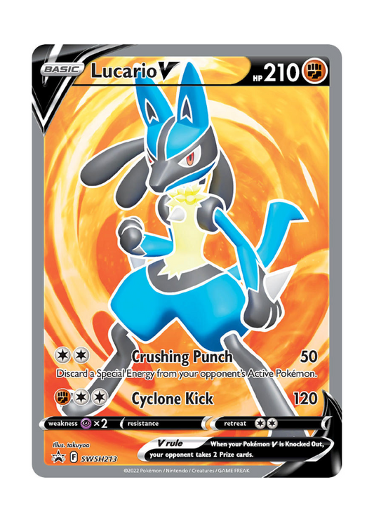 Sword & Shield Promos: Lucario V - SWSH213