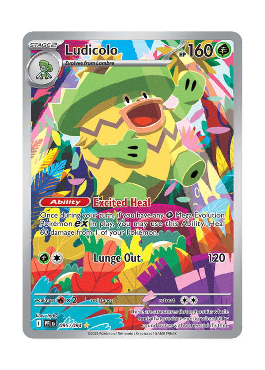 Phantasmal Flames: Ludicolo Illustration Rare - 095/094