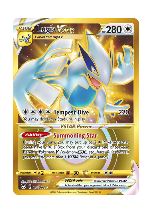 Silver Tempest: Lugia VSTAR Secret Rare - 211/195
