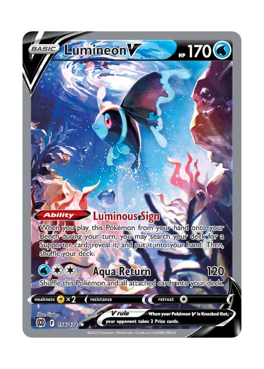 Brilliant Stars: Lumineon V Alternate Full Art - 156/172