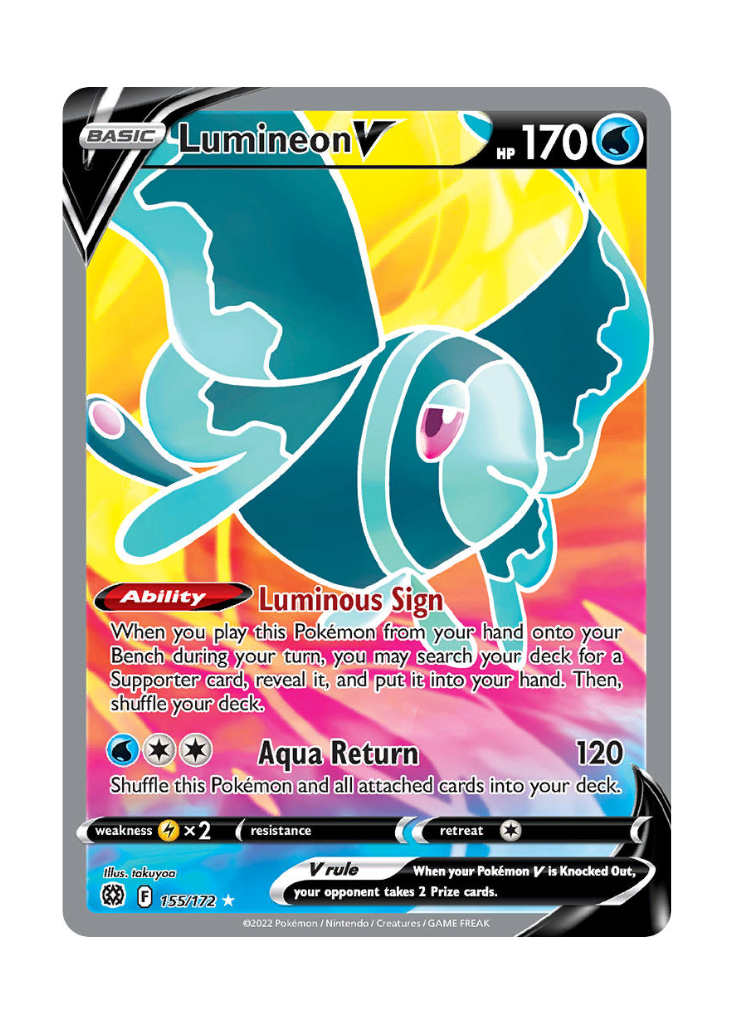 Brilliant Stars: Lumineon V Full Art - 155/172