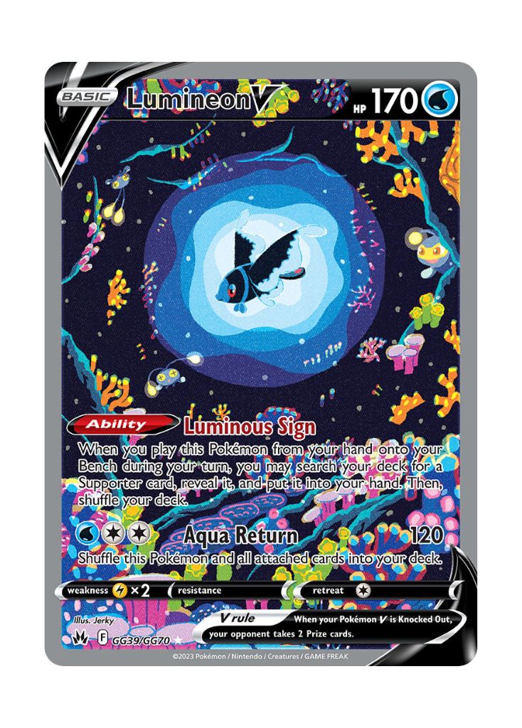 Crown Zenith: Lumineon V Galarian Gallery - GG39/GG70