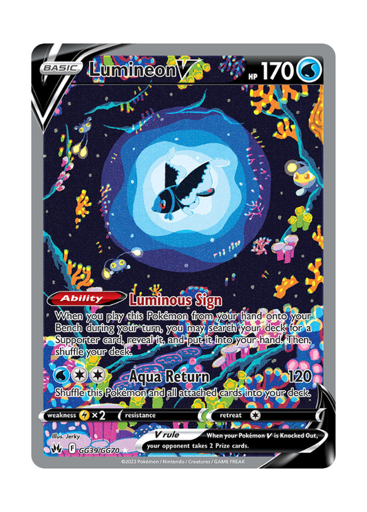 Crown Zenith: Lumineon V Galarian Gallery - GG39/GG70