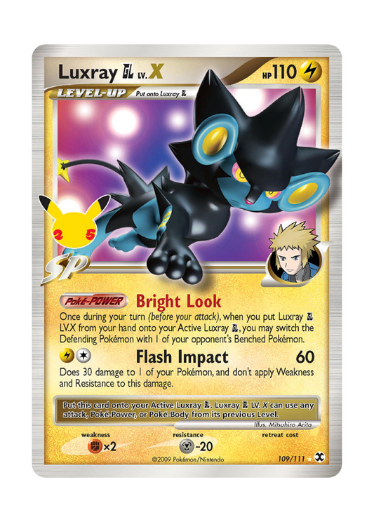 Celebrations: Luxray GL LV.X Classic Collection - 109/111