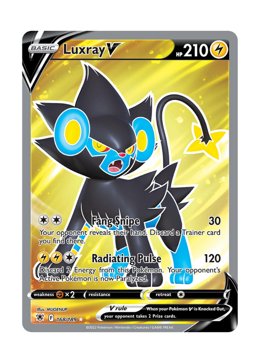 Astral Radiance: Luxray V Full Art - 168/189