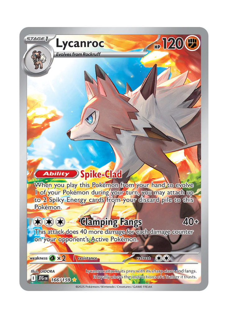 Journey Together: Lycanroc Illustration Rare - 166/159