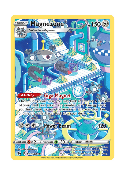 Crown Zenith: Magnezone Galarian Gallery - GG18/GG70