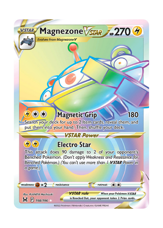 Lost Origin: Magnezone VSTAR Rainbow Rare - 198/196
