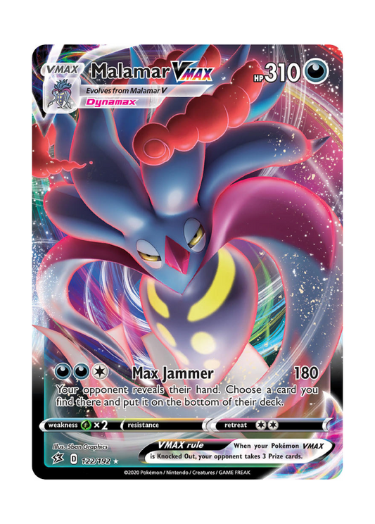 Rebel Clash: Malamar VMAX Full Art - 122/192