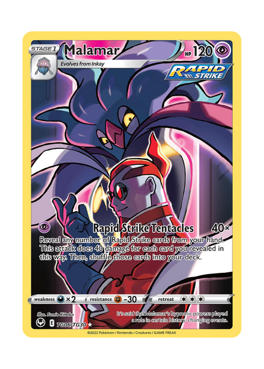 Silver Tempest: Malamar Trainer Gallery - TG06/TG30